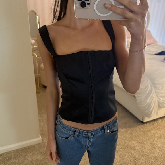 Reformation Tagliatelle Silk Top - Picture 1 of 8
